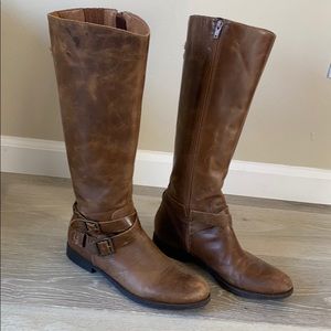 Brown leather riding boots size 9.5